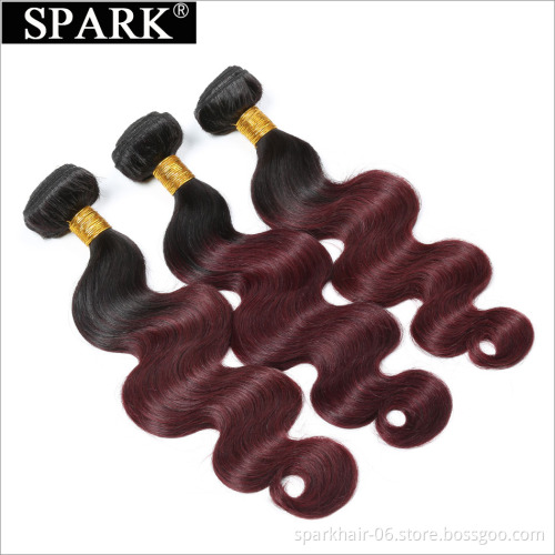 SPARK Wholesale 130% Density Burgundy Red Wigs 1b 99J Human Hair Vigin Brazilian Hair Lace Front Wig For Black Woman